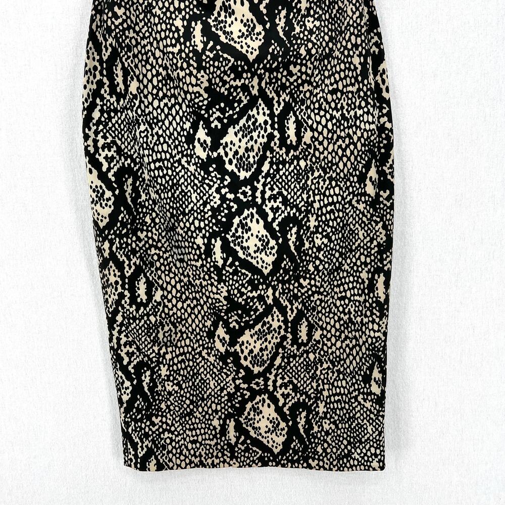 Karen Millen Python Printed Halter Sheath Dress W… - image 5